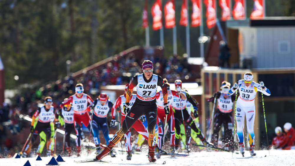 16.03.2014, Falun, Sweden (SWE): Denise Herrmann (GER) - FIS world cup cross-country, 10km women handicap start, Falun (SWE). www.nordicfocus.com. © Felgenhauer/NordicFocus. Every downloaded picture is fee-liable.