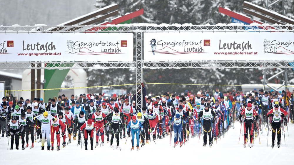 27.02.2011, Ganghoferlauf Leutasch, 50 km Classic, 42 km Skating, start classic race