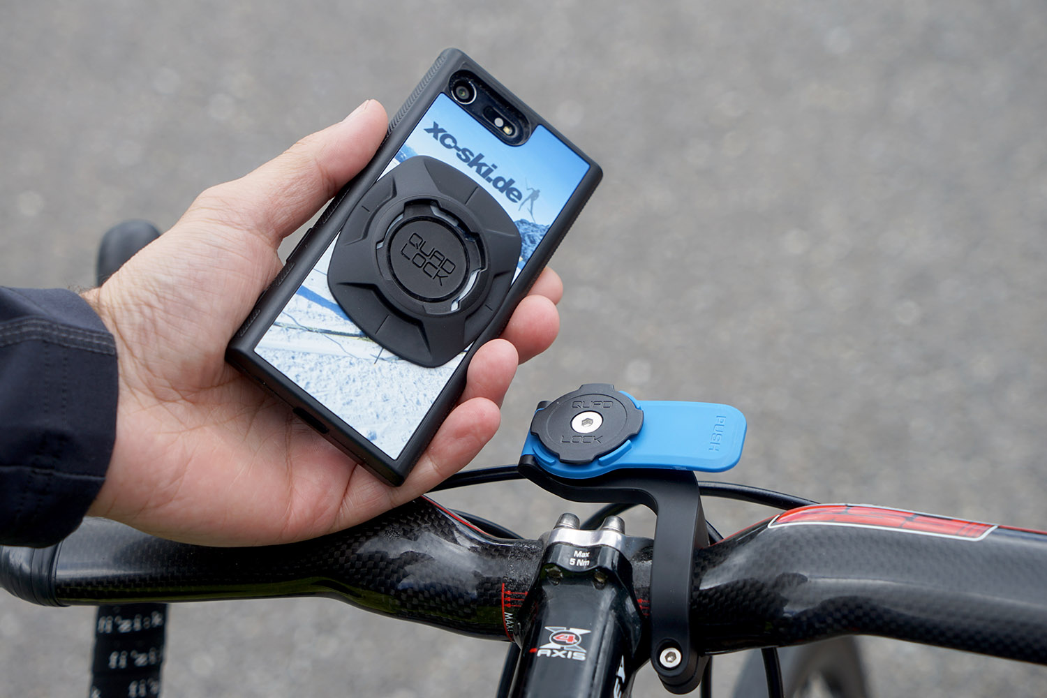 Quad Lock Smartphone-Halterung im Test - für das Fahrrad