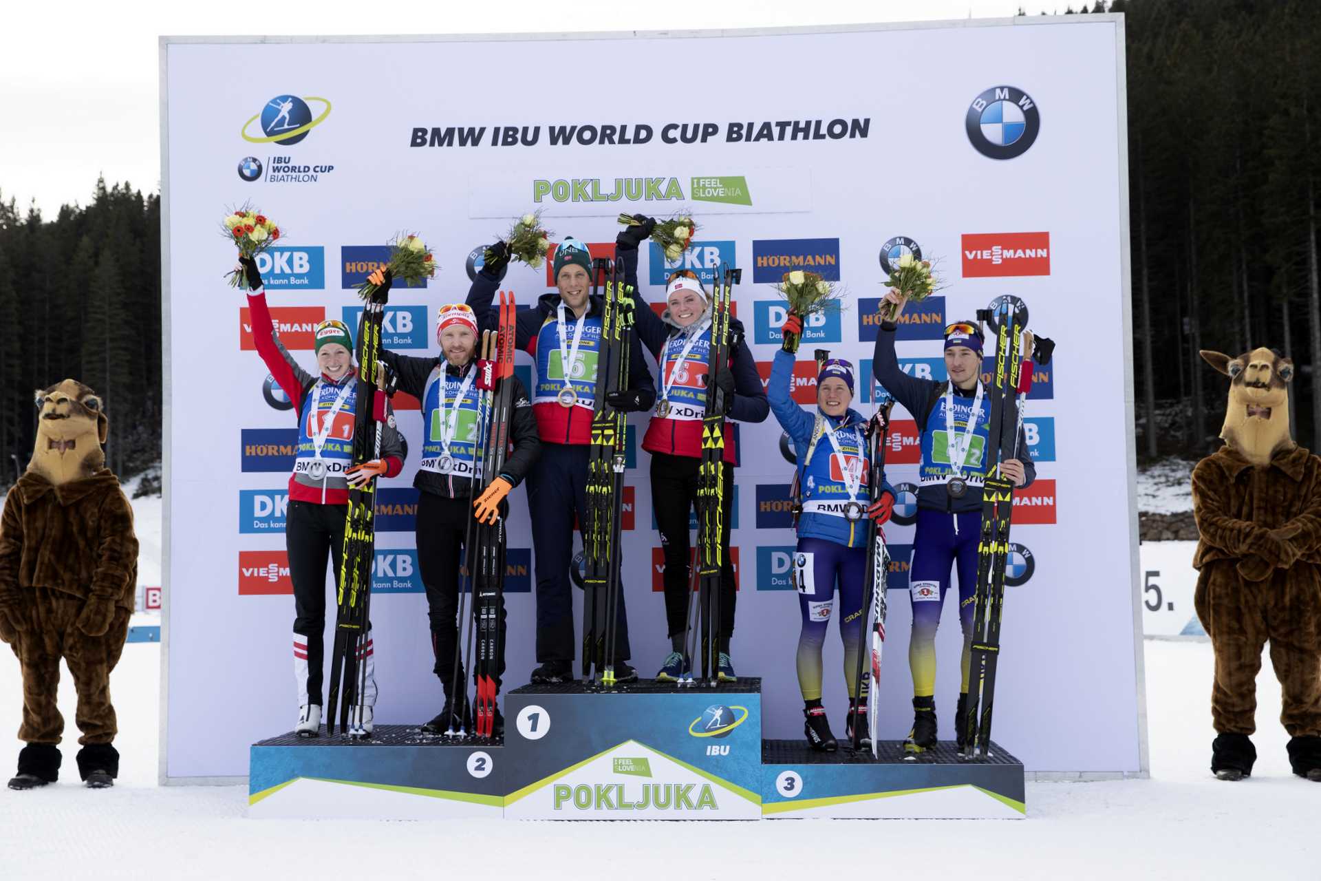 Coupe du monde de biathlon à Pokljuka : la Norvège et la France remportent leurs premières courses