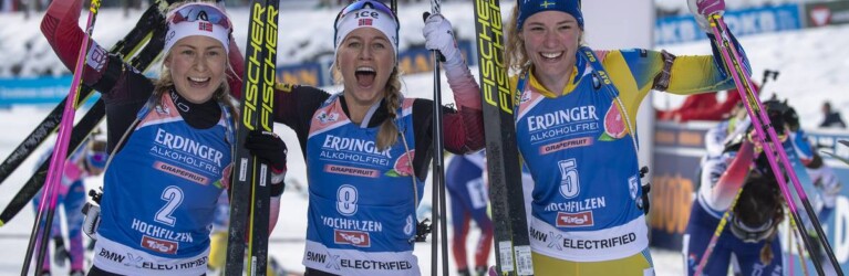 Ingrid Landmark Tandrevold (NOR), Tiril Eckhoff (NOR), Hanna Oeberg (SWE)