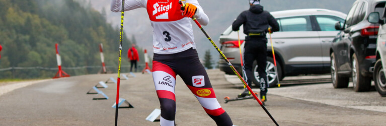 Annalena Slamik wird Zweite in Eisenerz.