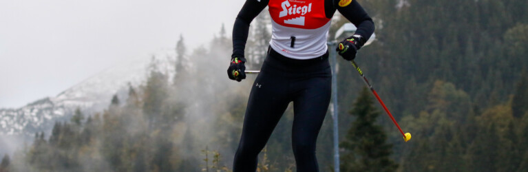 Claudia Purker wird starke Dritte.