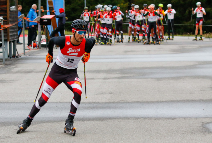 Lukas Greiderer beim Rennen in Eisenerz.