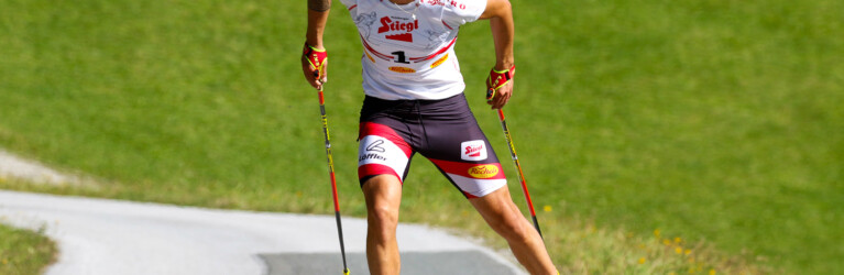 Lukas Greiderer siegt beim Bergrennen in Bischofshofen.