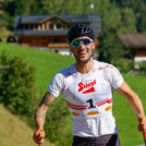 Lukas Greiderer siegt beim Bergrennen in Bischofshofen.