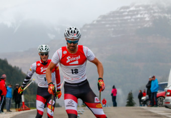 Lukas Klapfer vor dem Erzberg in seiner Heimat Eisenerz.