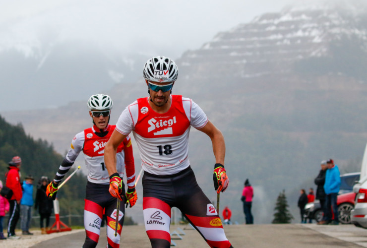 Lukas Klapfer vor dem Erzberg in seiner Heimat Eisenerz.