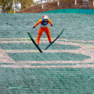 Lukas Klapfer springt in Bischofshofen.