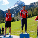 Das Podium vom Sonntag: Thomas Jöbstl, Lukas Greiderer, Franz-Josef Rehrl (l-r).