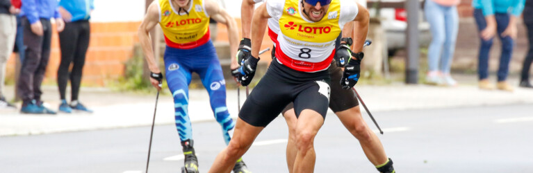 Nochmal alles geben: die Herren im Zielsprint.