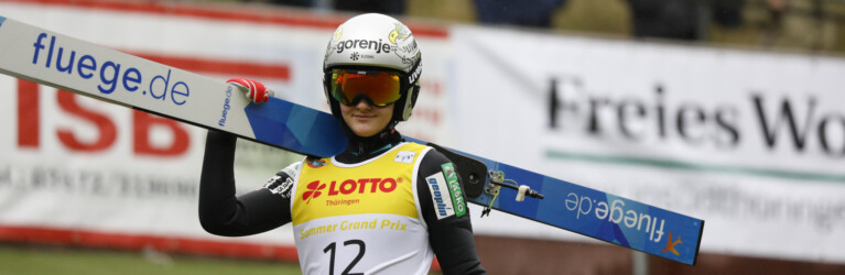 Ema Volavsek aus Slowenien beweist ihre gute Form.