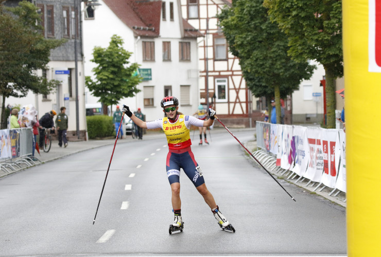 Gyda Westvold Hansen siegt beim zweiten Wettkampf in Oberhof.