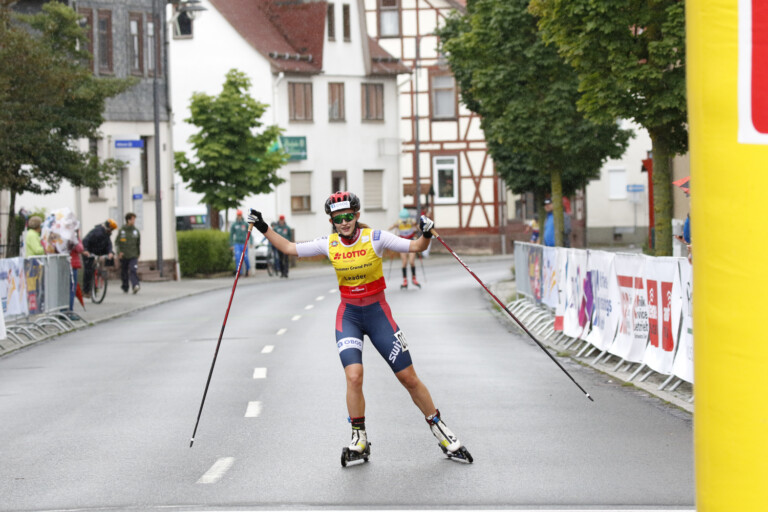 Gyda Westvold Hansen siegt beim zweiten Wettkampf in Oberhof.