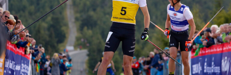 Vinzenz Geiger siegt auf dem Fichtelberg.