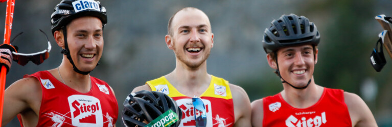 Die drei Bestplatzierten hatten gut lachen.