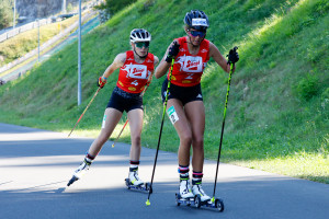 Jenny Nowak und Annika Sieff in Villach