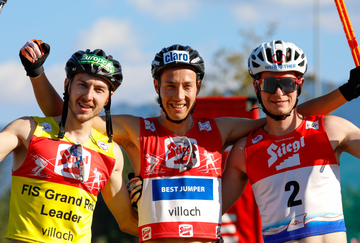 Die Tagessieger: Ilkka Herola (FIN), Mario Seidl (AUT), Martin Fritz (AUT).