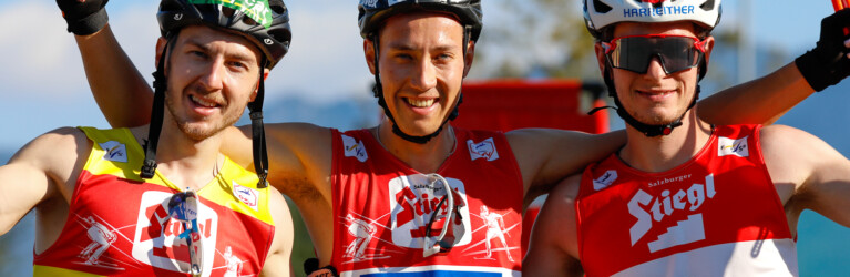 Die Tagessieger: Ilkka Herola (FIN), Mario Seidl (AUT), Martin Fritz (AUT).