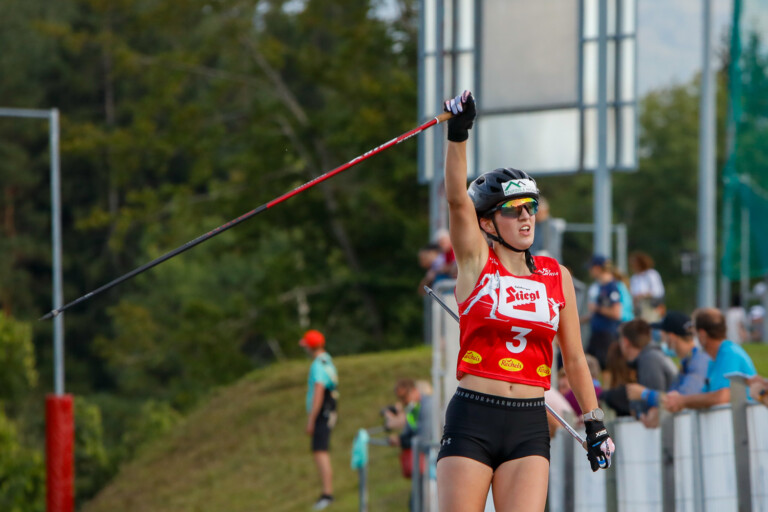 Lisa Hirner erobert Platz drei.