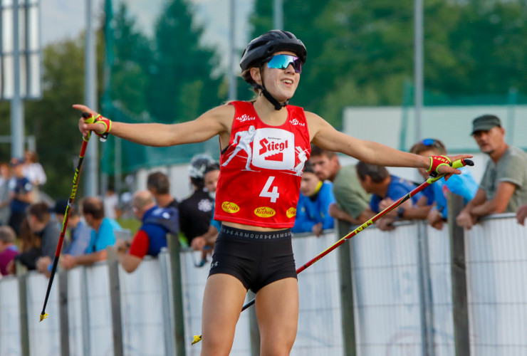 Sigrun Kleinrath freut sich auch über den vierten Platz.