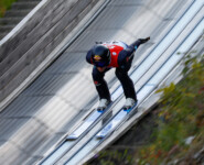 Jakob Lange beim Sommer Grand Prix in Villach.