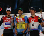 Das Podium: Mario Seidl, Ilkka Herola, Stefan Rettenegger.