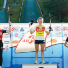 Die drei besten Damen des Sommers: (l-r) Ema Volavsek (SLO), Gyda Westvold Hansen (NOR), Lisa Hirner (AUT).