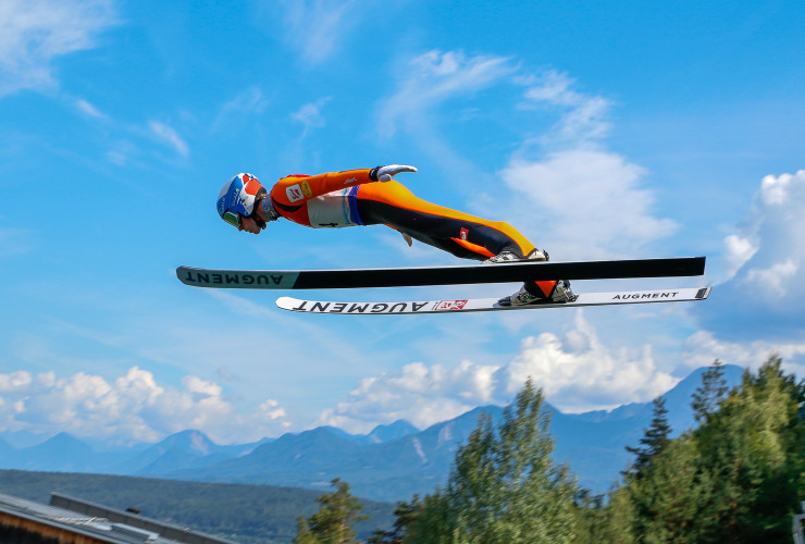 Thomas Rettenegger beim Sommer Grand Prix in Villach.