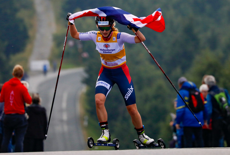 Gyda Westvold Hansen gewinnt mit deutlichem Vorsprung.