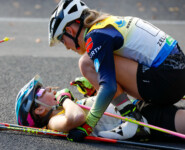Aufmunternde Worte von Jenny Nowak an Maria Gerboth