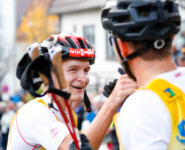 So sehen Sieger aus: Julian Schmid und Johannes Rydzek.