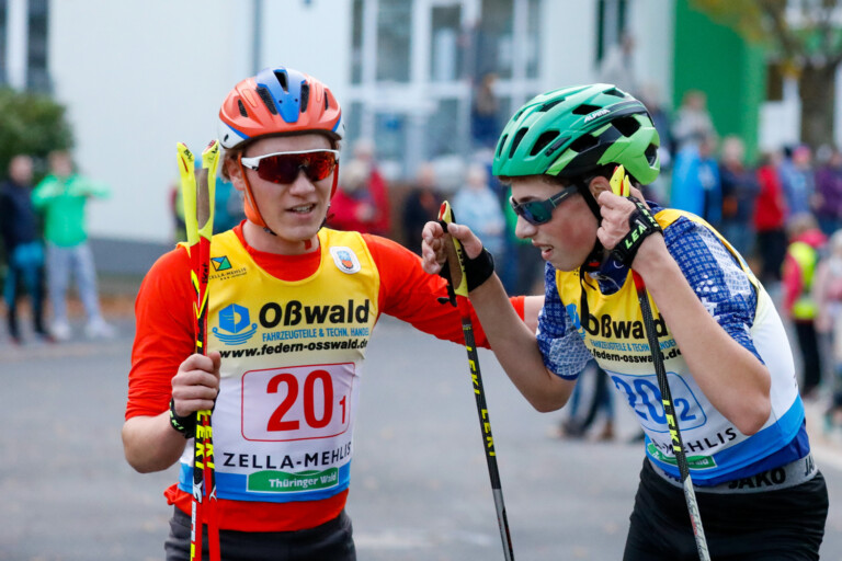 Gutes Teamwork bei Beat Wiedemann (l) und Alois Wegmann