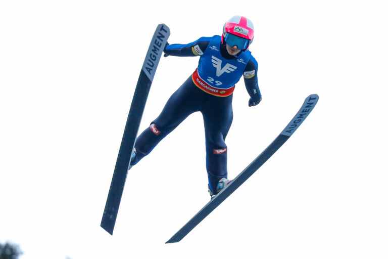 Lisa Hirner war auch auf der Schanze die stärkste Athletin.