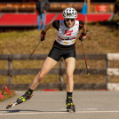 Eva Hubinger wurde Zweite beim Rennen der Damen.