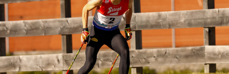 Johannes Lamparter beim Rennen in Seefeld.