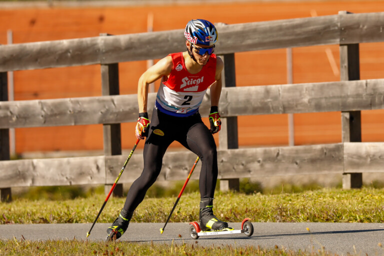 Johannes Lamparter beim Rennen in Seefeld.