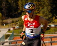 Johannes Lamparter beim Rennen in Seefeld.