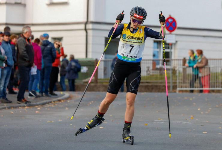 Marie Nähring verbesserte sich beim Lauf.