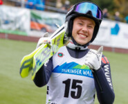 Größte Weite des Tages bei den Damen: Jenny Nowak.