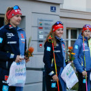 Die weiteren Platzierten: Svenja Wuerth (GER), Magdalena Burger (GER), Maria Gerboth (GER) (l-r).