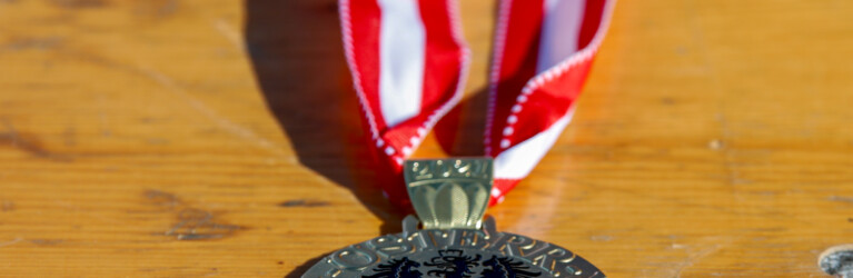 Die Medaille für den Staatsmeister