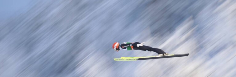 Eric Frenzel mit einem Sprung wie aus alten Zeiten