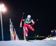 Johannes Lamparter mit Kälteschutz