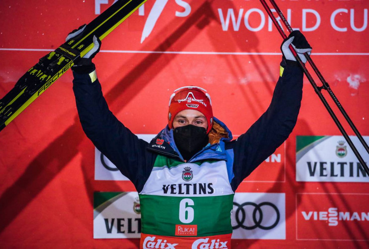 Eric Frenzel ist zurück auf dem Podium.