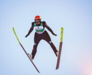 Nach Johannes Rydzeks Sprung war Schluss mit dem heutigen Springen.