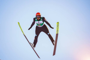 Nach Johannes Rydzeks Sprung war Schluss mit dem heutigen Springen.