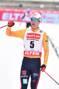 Vinzenz Geiger (GER) belegte letzten Winter Gesamtrang zwei.