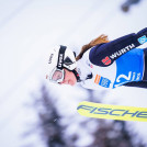 Sophia Maurus springt beim Weltcup in Lillehammer.