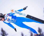 Maria Gerboth bei ihrem Sprung